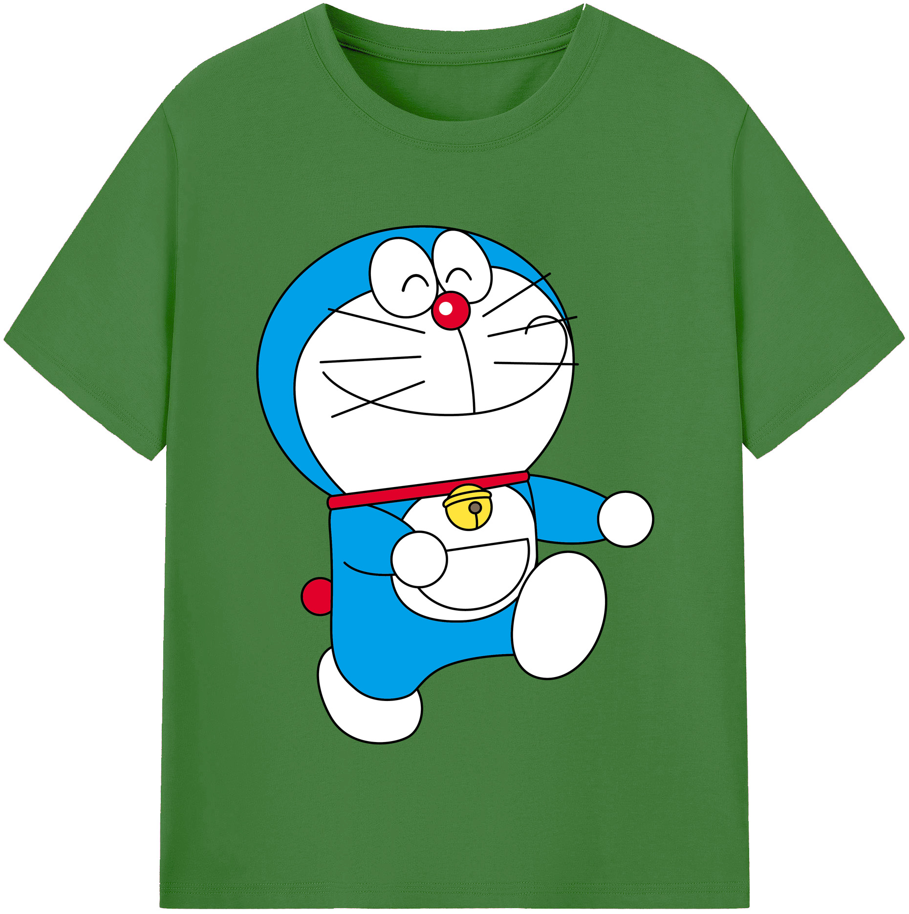 （画像用） ドラえもん Doraemon レディースカジュアルプリントTシャツ（綿100％）